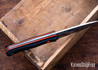 Darlington Edgecraft - Candyman - Midnight Richlite - Red/Orange/Red G10 & Black Micarta Liners - Orange G10 Pins - A2 Tool Steel