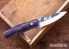 Darlington Edgecraft - Candyman - Burgundy Canvas Micarta - WhiteG10 & Black Micarta Liners - White G10 Pins - Nitro V