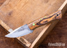 Darlington Edgecraft - Scylla - Bocote - Forest G10 & Sand G10 Liners - Green Micarta & G10 Pins - A2 Tool Steel