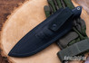 7Forge Knives: Artemis Hunter - Black Richlite - Purple Linen Liners -  Purple Pins - 52100