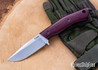 7Forge Knives: Renegade - Redstone Richlite - Black Canvas Liners - Gulso Bolts - 52100
