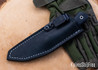 7Forge Knives: Howler - Black Canvas Micarta - Aluminium Pins - 52100