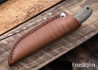 Battle Horse Knives: Lil' MUK - O1 Tool Steel - Flat Grind - Green Micarta