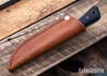 Battle Horse Knives: Muskrat - O1 Tool Steel - Flat Grind - Black Micarta