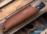 Battle Horse Knives: Battlelore - O1 Tool Steel - Scandi Grind - Black Micarta