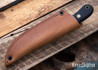 Battle Horse Knives: Comanche - O1 Tool Steel - Scandi Grind - Black Micarta
