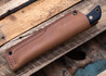 Battle Horse Knives: Spruce Mountain - O1 Tool Steel - Saber Grind - Black Micarta