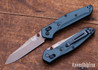 Benchmade Knives: 940FE-2601 Osborne - Taiga Green Aluminum - CPM-S90V - FDE PVD Battlewash