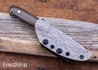 WK Forgeworks Custom Knives: V2.3 - OD Green Canvas - Black Liners - Stainless Corby Pins - CPM 154