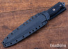 RMJ Tactical: Nightshade - CPM-3V Dagger - Black G-10 - Acid Etched