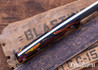 7Forge Knives: Rogue - Lava Flow G-Carta - Black Canvas Liners - Aluminum Pins - MagnaCut