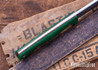 7Forge Knives: Rogue - Green Chevron G-Carta - Natural Canvas Liners - Brass Pins - MagnaCut