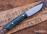 7Forge Knives: Rogue - Nyx Burlap - Yellow G10 Liners - Brass Pins - MagnaCut
