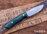 7Forge Knives: Rogue - Evergreen Burlap - Natural Canvas Liners - Black Pins - MagnaCut
