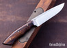 Muteki: 4.5" FS1 - Ironwood - Black & Red G-10 Liners - Hitachi White #1 Steel - #6542