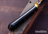 Muteki: 3.6" Signature Loveless Drop Point - Ironwood - Black G-10 Liners - Hitachi White #1 Steel - #6532