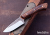 Muteki: 3.0" Mini Kajiki - Ironwood - Orange G-10 Liners - Hitachi White #1 Steel - #6388