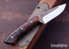 Muteki: 3.0" Mini Kajiki - Ironwood - Orange G-10 Liners - Hitachi White #1 Steel - #6388