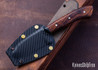 Muteki: 3.0" Mini Kajiki - Ironwood - Orange G-10 Liners - Hitachi White #1 Steel - #6388