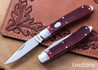 RoseCraft Blades: Appalachian Jack - 14C28N - Red Barnboard Jigged Bone