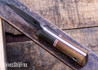 Bradshaw Blades: Biddie - Natural Canvas - Green Canvas Bolster - Red Liners - 1095 Carbon Steel