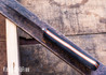 Bradshaw Blades: Front Pocket - Textured Black G10 -  Orange Liners - Natural Canvas Hardware - AEB-L