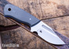Bradshaw Blades: Pocket Rocket - Grey G10 - Blue Liners - AEB-L