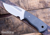 Bradshaw Blades: Pocket Rocket - Grey G10 - Blue Liners - AEB-L