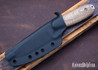 Bradford Knives: Guardian 3.5 XL - CPM-MagnaCut - 3D Natural Burlap Micarta - Kydex Sheath