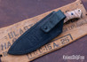 7Forge Knives: Riot - Curly Maple - Black Canvas Liners - Black Pins - Procut
