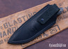 7Forge Knives: Folium - Camo Linen Micarta - Black Liners - Brass Pins - AEB-L