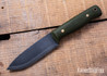 Riner Customs - Cane Creek - OD Green Micarta - Black Liners - Brass Pins
