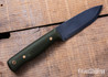 Riner Customs - Cane Creek - OD Green Micarta - Black Liners - Brass Pins