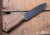 Riner Customs - Cane Creek XL - Rough Deer Burlap Micarta - Brass Pins -