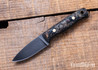Riner Customs - Clinton Clipper - Woodland Camo Micarta - Black Liners - Brass Pins