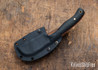 Riner Customs: Lineman - Black Micarta - Volunteer Micarta Liners - Brass Pins