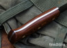 Lishen Knives: Woodsman - AEB-L - Leopard Wood - Brass Pins