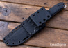 Reiff Knives: Vicon - Black Canvas Micarta - CPM-MagnaCut - Two-Tone Finish