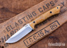 7Forge Knives:  Artemis Hunter - Natural Richlite - Black Canvas Liners & Pins - 52100