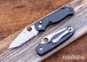 Spyderco: ButtonUp - Button Lock - Carbon Fiber/G-10 - 8Cr13MoV - Combo Edge
