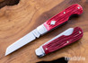 RoseCraft Blades: Elk River Easy Open Jack - Red Jigged Bone - 14C28N