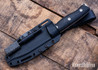 White River Knife & Tool: Ursus 45 - Black Burlap Micarta - CPM-MagnaCut