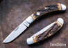 RoseCraft Blades: Obed Creek Bow Trapper - Dapper Jigged Bone - 14C28N