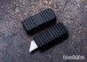 Rivery MFG: Zero V2 - Manual OTF Utility Knife - Gemstone Pattern - Black 