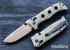 Benchmade Knives: 273FE-05 Mini Adamas - AXIS Lock - OD Green G-10 - CPM-MagnaCut - Flat Earth Cerakote