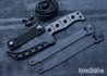 Benchmade Knives: 375BK-02 Adamas Fixed Blade - CPM-MagnaCut - Cobalt Black Cerakote