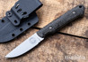 White River Knife & Tool: Small Game - Black Burlap Micarta - CPM-MagnaCut