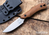 White River Knife & Tool: Axiom - Natural Canvas Micarta - Black Liners - CPM-MagnaCut