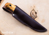 Helle Polaris - Curly Birch - 3.15" Scandi Blade - 14C28N