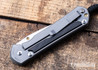 Chris Reeve Knives: Large Sebenza 31 - Glass Blasted Titanium - Bog Oak Inlay - CPM-MagnaCut - Drop Point - CR09IL023